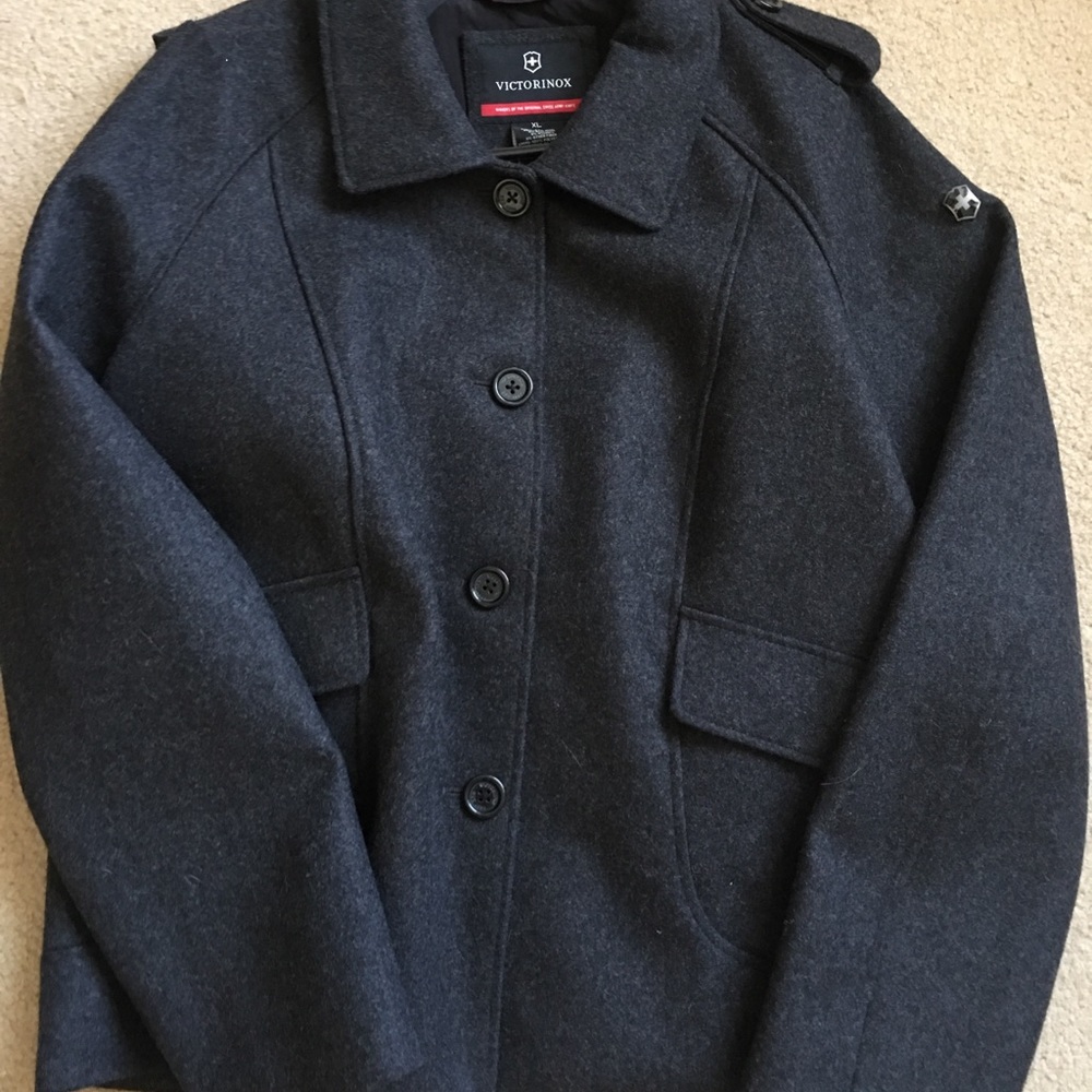 Victorinox Womens Pea Coat, waterproof